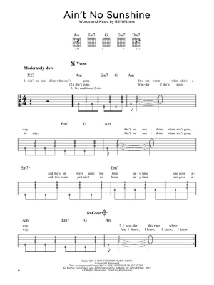 Simple Fingerstyle Guitar Songs - Guitar TAB - Book