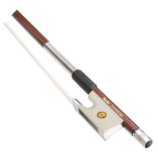 Diamond GX Violin Bow with Xebony Alabaster Frog