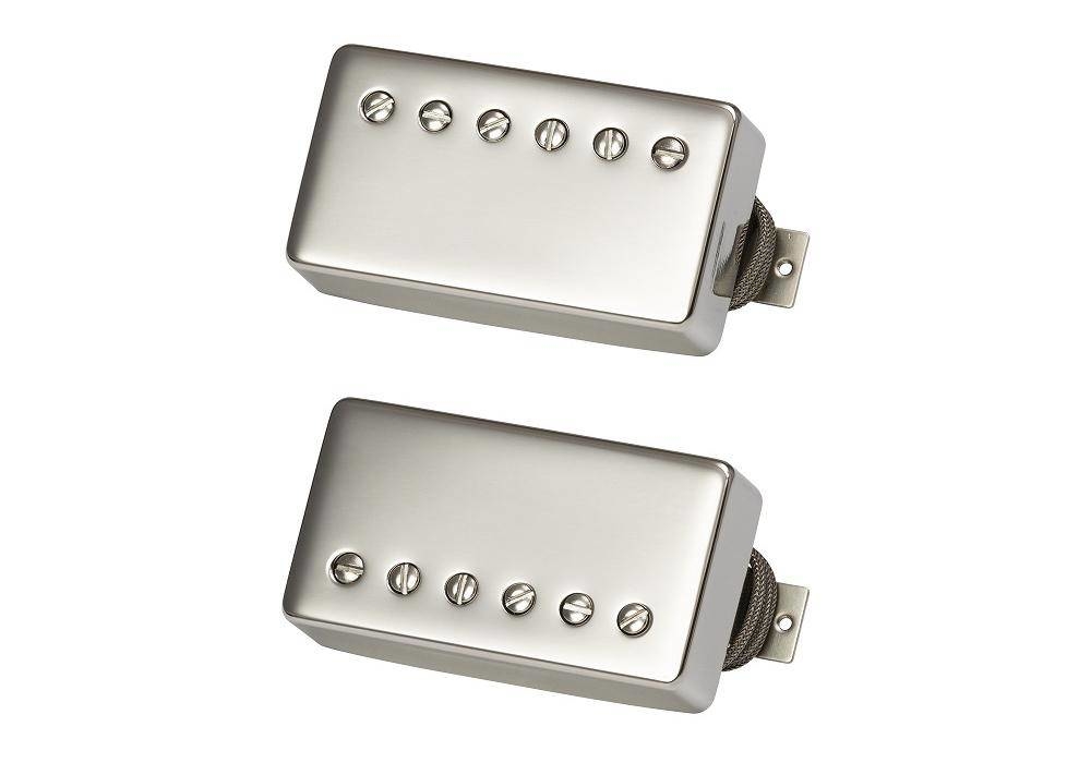 Gibson - Custombucker Pickup Set - True Historic Nickel Cover