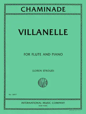 International Music Company - Villanelle - Chaminade/Stroud - Flute/Piano - Book