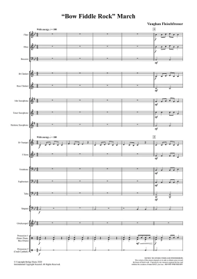 \'\'Bow Fiddle Rock\'\' March - Fleischfresser - Concert Band - Gr. 0.5