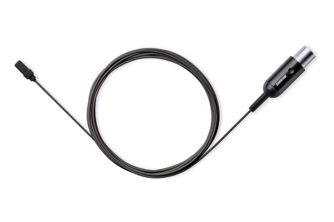 UniPlex Cardioid Lavalier Microphone with TQG Connector - Black