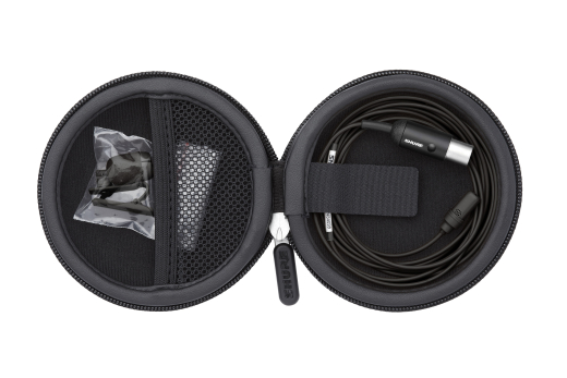UniPlex Cardioid Lavalier Microphone with TQG Connector - Black
