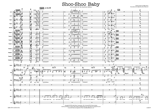 Shoo Shoo Baby - Moore/Schoen - Jazz Ensemble/Female Vocal Trio - Gr. 2