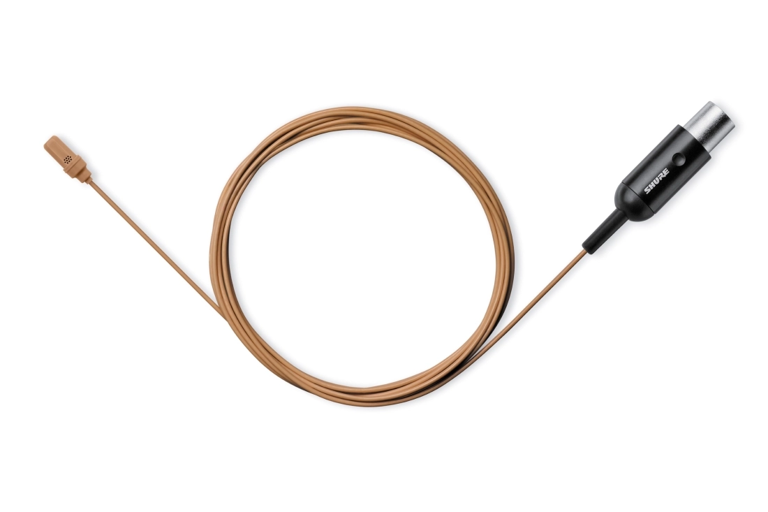 UniPlex Cardioid Lavalier Microphone with TQG Connector - Cocoa