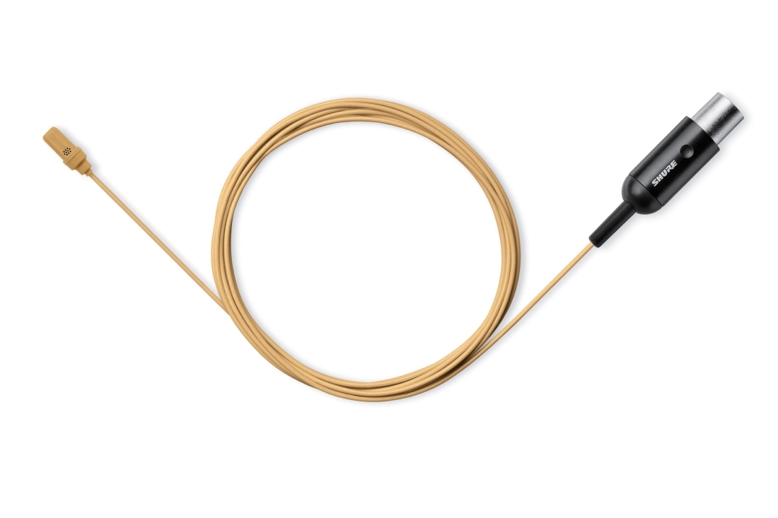 UniPlex Cardioid Lavalier Microphone with TQG Connector - Tan