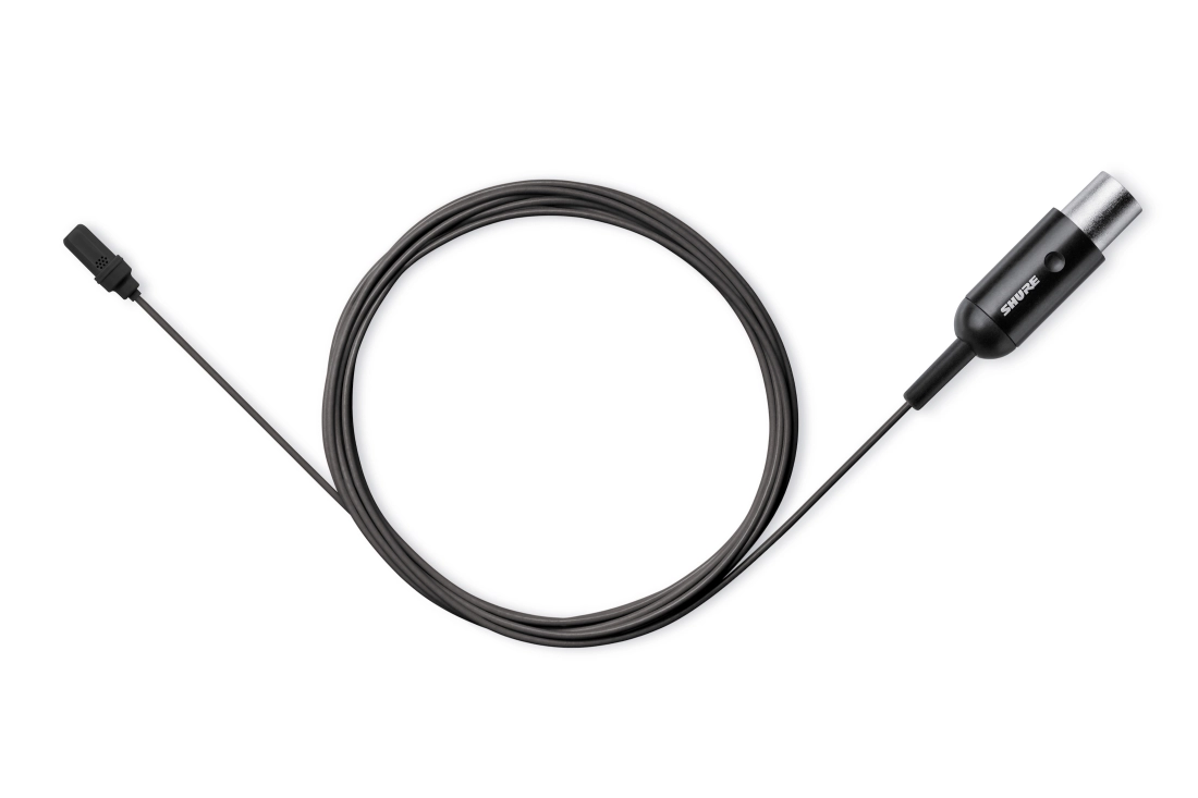 UniPlex Cardioid Lavalier Microphone with RPM400TQG XLR Adaptor - Black