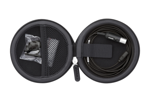 UniPlex Cardioid Lavalier Microphone with RPM400TQG XLR Adaptor - Black