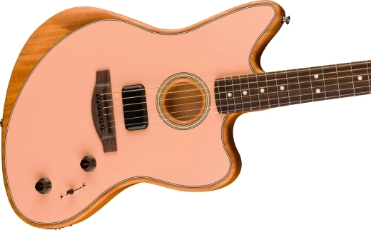 Acoustasonic Player Jazzmaster, Rosewood Fingerboard - Shell Pink