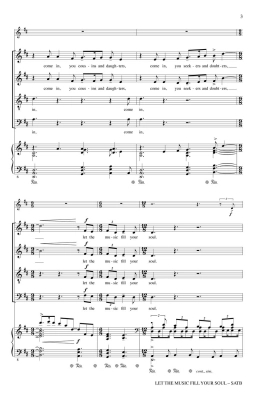 Let the Music Fill Your Soul - Bode/Narverud - SATB