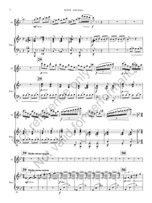 Suite For Solo Flute, Clarinet, and Alto Saxophone Smith Solo de bois et piano Niveau 5