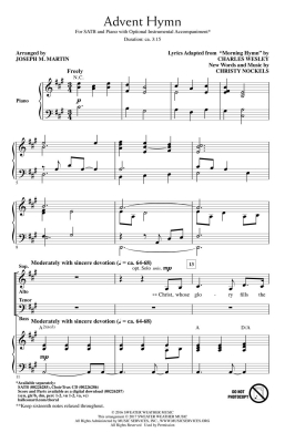 Advent Hymn - Nockels/Martin - SATB