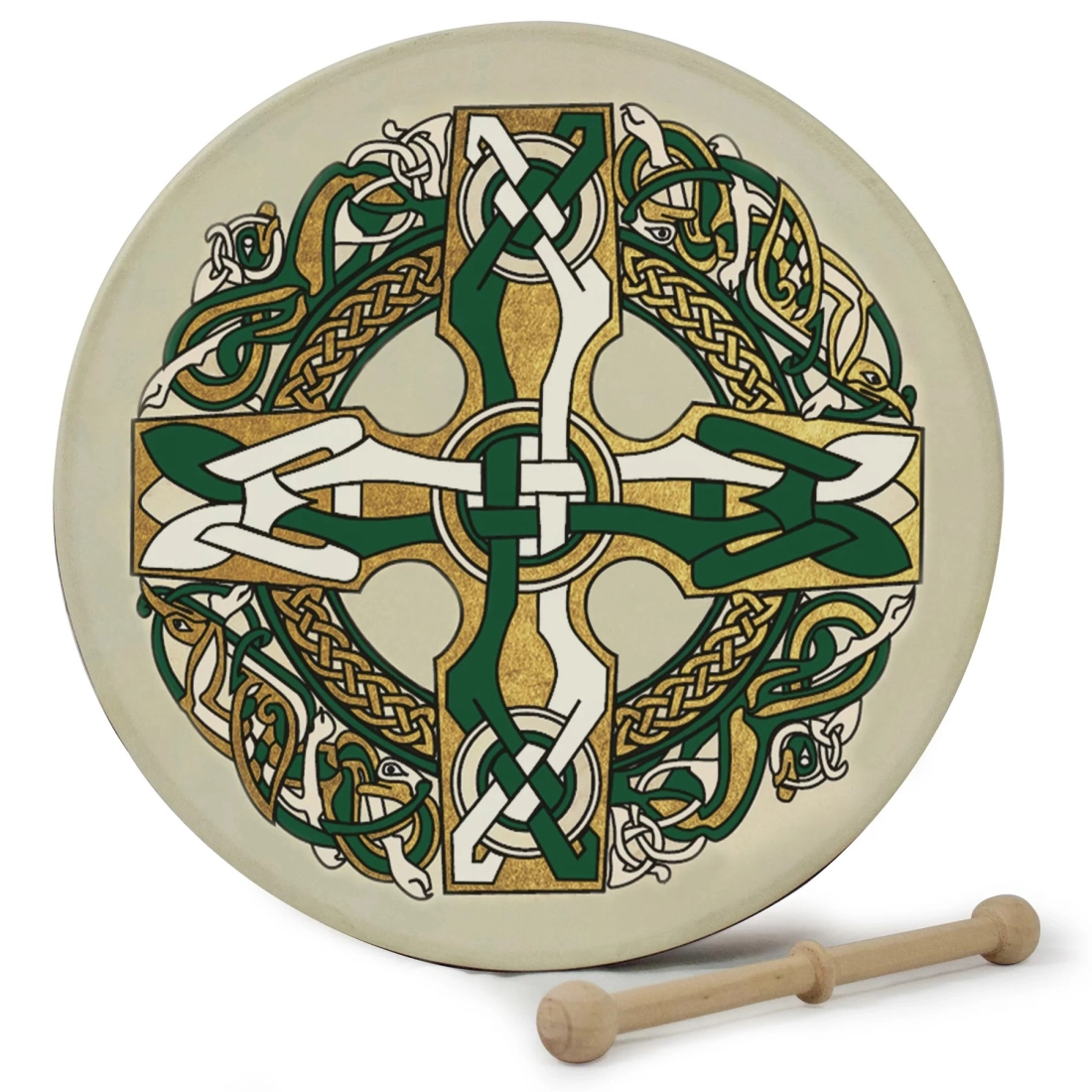 12\'\' Bodhran Pack - Gaelic Cross