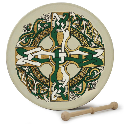 Waltons Irish Music - 12 Bodhran Pack - Gaelic Cross