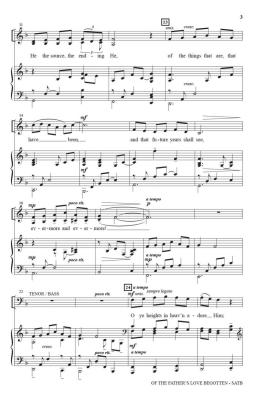 Of the Father\'s Love Begotten - Black - SATB
