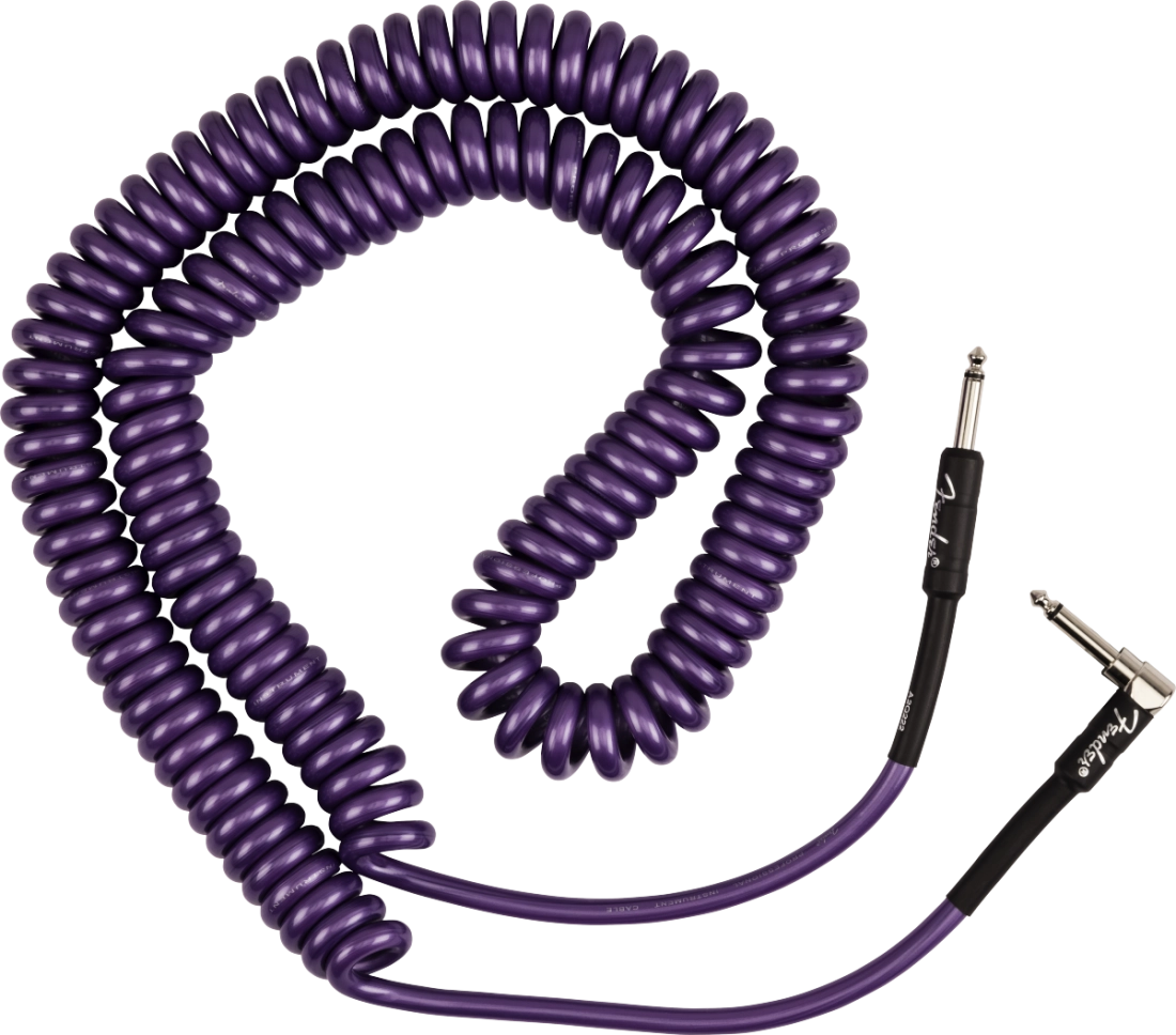 J Mascis Coiled Instrument Cable 30\' Purple