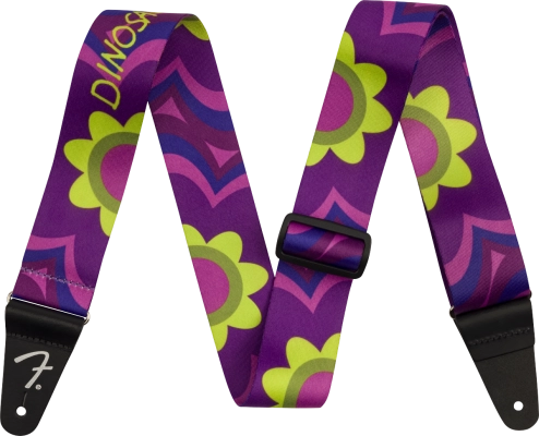 Fender - J Mascis 2-inch Magenta Flower Guitar Strap