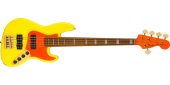 Fender - MonoNeon Jazz Bass V, Maple Fingerboard - Neon Yellow