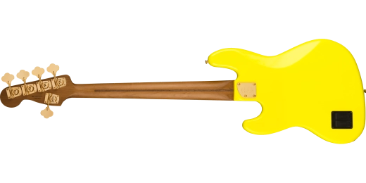 MonoNeon Jazz Bass V, Maple Fingerboard - Neon Yellow