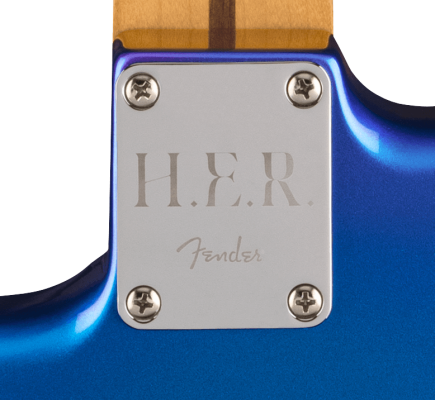 Limited Edition H.E.R Stratocaster, Maple Fingerboard - Blue Marlin