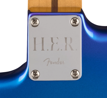 Limited Edition H.E.R Stratocaster, Maple Fingerboard - Blue Marlin