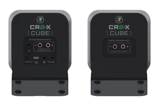 CR2-X Cube Compact Desktop Speakers (Pair)