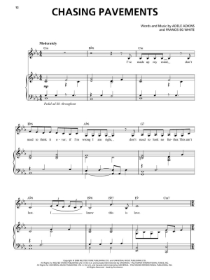 Adele: Original Keys for Singers (2nd Edition) - Piano/Vocal/Guitar - Book