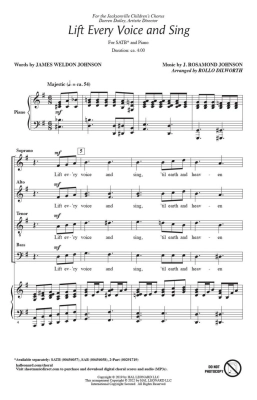 Lift Every Voice and Sing - Johnson/Dilworth - SATB