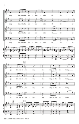 Lift Every Voice and Sing - Johnson/Dilworth - SATB