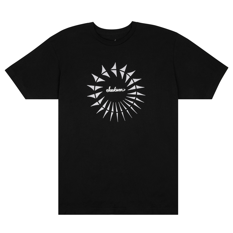 Circle Shark Fin Black T-Shirt - Medium
