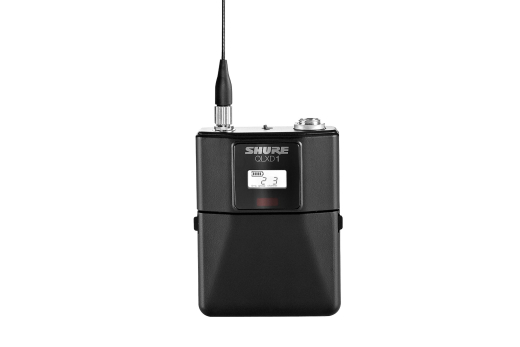 QLXD1 Bodypack Transmitter (V50: 174-216 MHz)