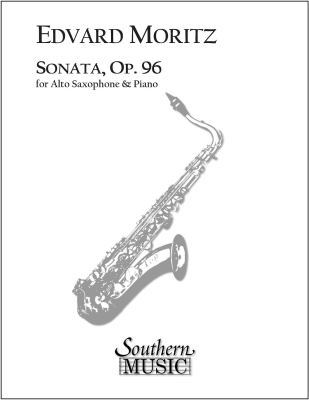 Southern Music Company - Sonata, Op. 96 - Moritz - Alto Saxophone/Piano - Book