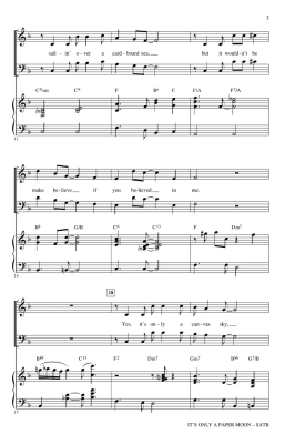 It\'s Only a Paper Moon - Arlen/Rutherford - SATB