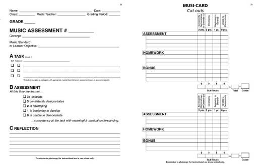 The Ultimate Music Assessment and Evaluation Kit - Lavender - Teacher\'s Handbook