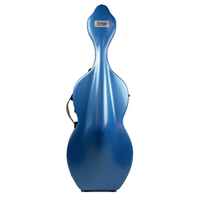 Bam Cases - tui Hightech Shamrock pour violoncelle (fini bleu azur)