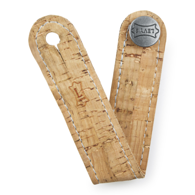 Levys - Headstock Strap Adapter for Acoustic Guitars - Natural Cork