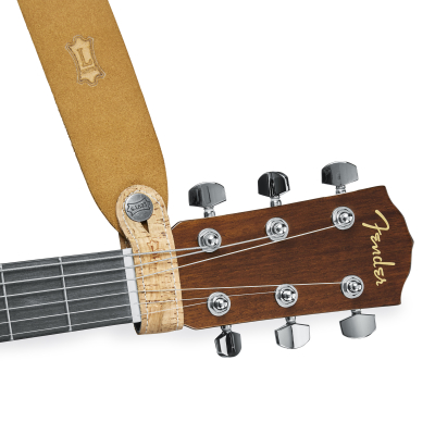 Headstock Strap Adapter for Acoustic Guitars - Natural Cork