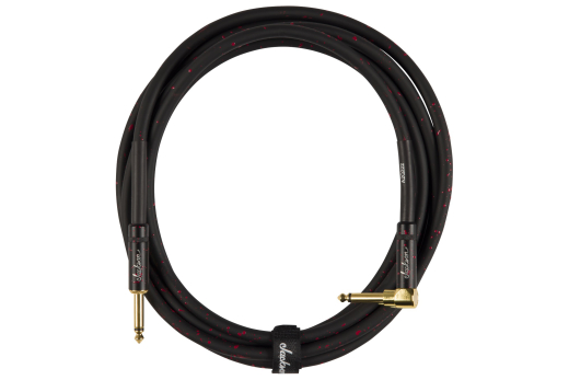 Jackson Guitars - High Performance Cable, 10.93 ft (3.33 m) - Black and Red