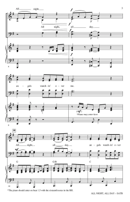 All Night, All Day (A Gospel Setting) - Spiritual/Gilpin - SATB