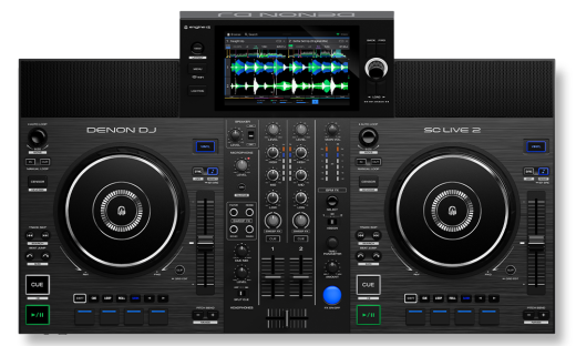 Denon - SC LIVE 2 2-Channel Standalone DJ Controller with 7 Screen