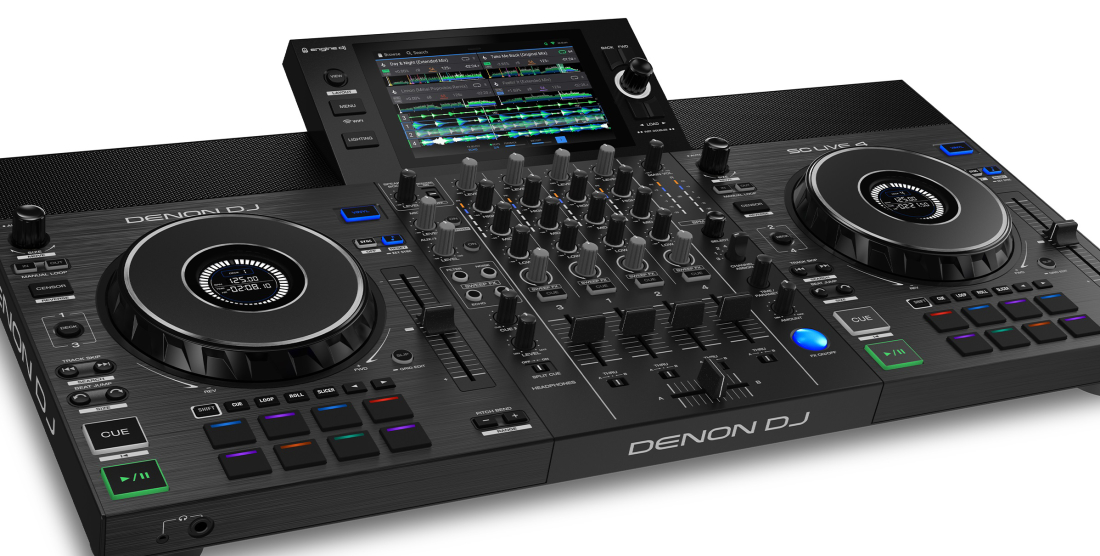 Denon SC LIVE 4 4-Channel Standalone DJ Controller With 7'' Screen ...