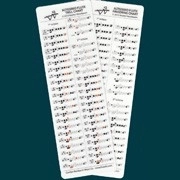 Altissimo Fingering and Trill Chart Card Combo - Flute