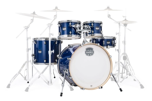 Mars Rock 5-Piece Shell Pack (22,10,12,16,SD) - Midnight Blue