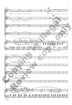 The Snow Lay On the Ground - Traditional/Wachner - SATB