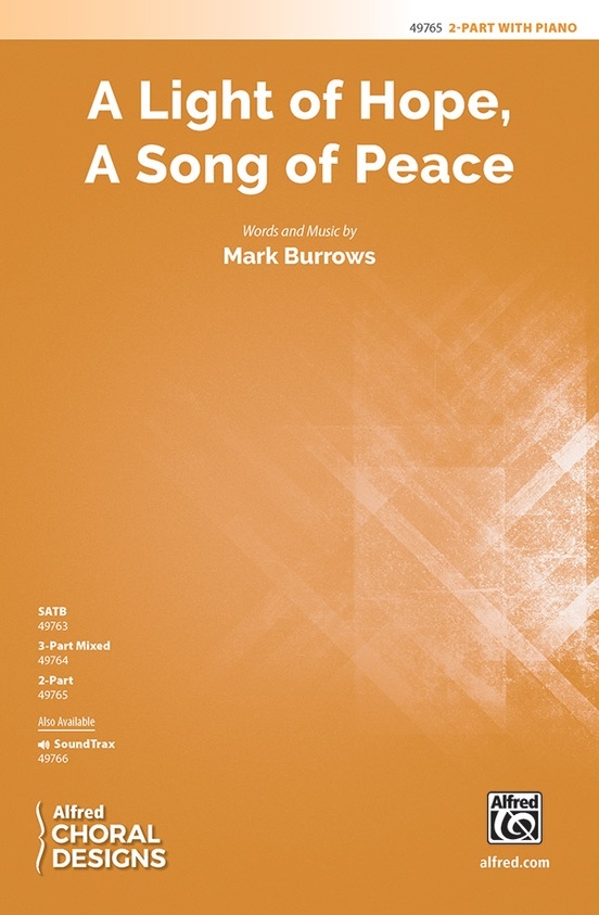 A Light of Hope, A Song of Peace - Burrows - 2pt