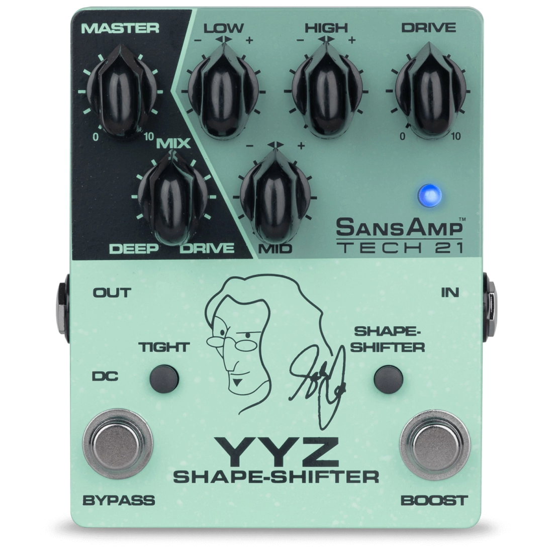 Geddy Lee Signature SansAmp YYZ Shape-Shifter Pedal