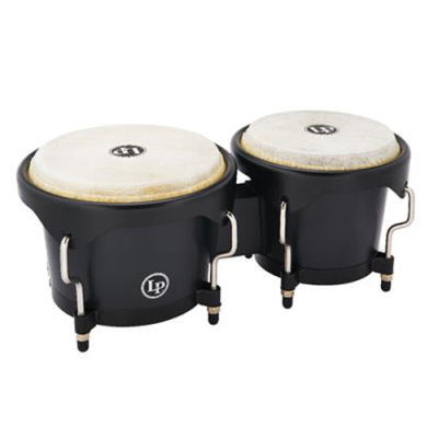 Latin Percussion - LP Discovery Series Bongo with Carrying Bag - Black Onyx