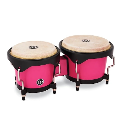 Latin Percussion - LP Discovery Series Bongo with Carrying Bag - Rose
