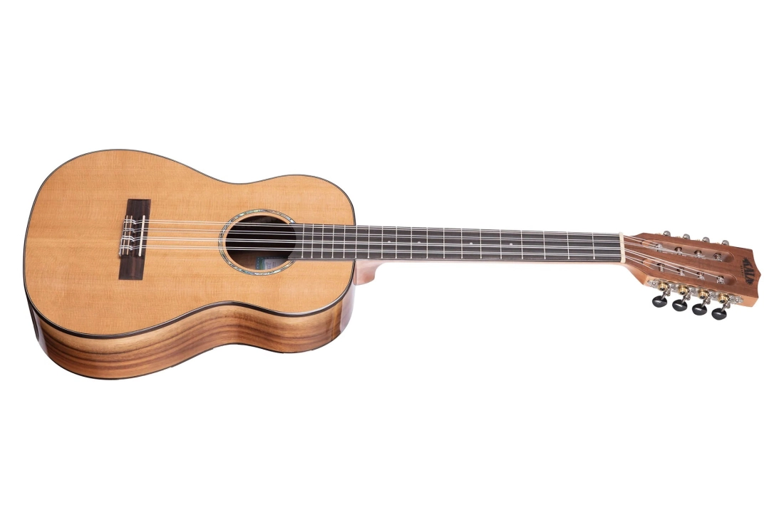 Solid Cedar Top Acacia 8-String Baritone Ukulele