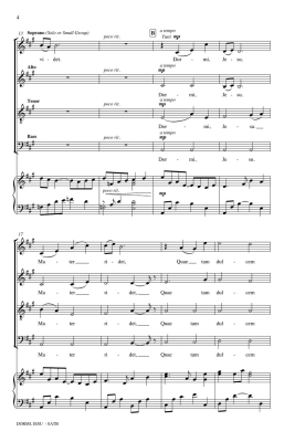 Dormi Jesu - Burrows - SATB